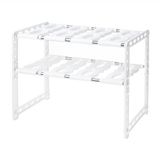 comet 可調節廚房置物架, 1個, 白色