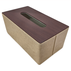 PAVRO 巴芙洛 北歐高級PU皮革面紙盒, 棕色