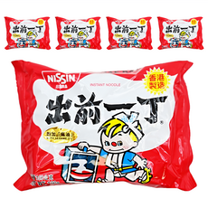 NISSIN 日清 出前一丁 麻油味速食麵, 香港製造, 5包