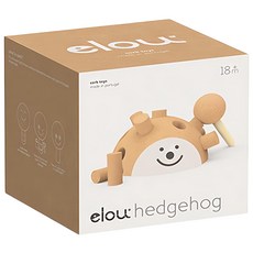 elou 軟木塞教學玩具 hedgehog 18個月以上 葡萄牙製, 刺蝟, 1盒
