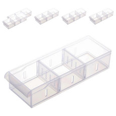 KEYWAY 聯府 FINE隔板整理盒 W9 26.6 x 9 x 5.7cm, LF3004, 6個