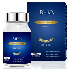 BHK's 逆夜EX+ 植物膠囊 60顆, 180g, 1罐