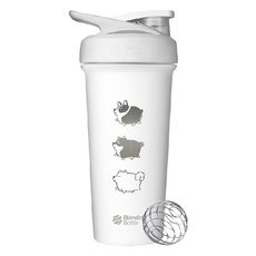 Blender Bottle Strada Sleek 不鏽鋼杯, 白色, 740ml, 1個