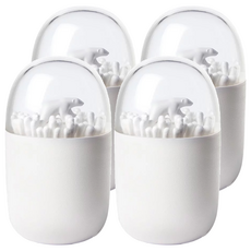 QUALy Roaming Bear cotton bud holder 棉花棒罐 北極漫步, 1個, 4個