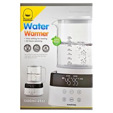 PiYOPiYO 黃色小鴨 恆溫調乳器1.3L + 嬰兒副食品調理容器500ml套裝, 24小時保溫, BPA Free, #830619, 1組