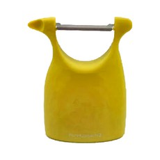 KAI 貝印 KITCHEN 可站立刮皮器 不鏽鋼刃物鋼 ABS樹脂 耐熱100°C, 綠色, 1個