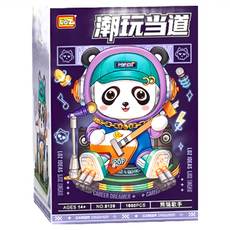 LoZ 微型積木 #8120, 熊貓歌手, 1組