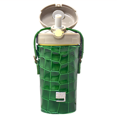 PURENINE Kids頂級時尚彈蓋隨身保溫杯, 戶外旅行兒童水壺 Set, 綠色, 290ml, 1組