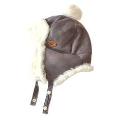 愛北鼻 親子麂皮護耳帽 柔軟舒適 可愛造型 護耳設計 多色可選, 灰色, 建議6m-6歲, 1入