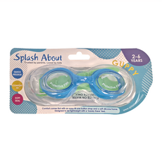 Splash About 泳鏡, 2-6 歲, 輕量級, 舒適貼合, 柔軟密封, 頭圍40~56cm, 藍綠色, 1個