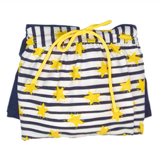 Summer love 夏之戀 大女連身褲二件式泳衣, 條紋星星圖案, 2L, S2472595404