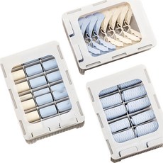 AOTTO 創意傢俱 壁掛式內衣褲襪子抽屜收納盒 3件組, 1組, AL-602