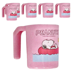 PEANUTS 史努比牙刷杯-泳圈(SP-701-10), 粉紅, 6個