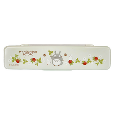 Skater 日本製宮崎駿吉卜力 抗菌加工Ag+ 日本境內版 18cm, 環保筷子+湯匙組, 龍貓 莓果好朋友, 1組