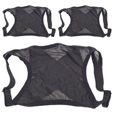 LEADER X 輕薄透氣隱形挺背矯正帶 拉背挺胸 塑造完美體態, S~M, 3個