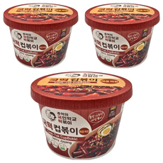 COOK-TOK 辣炒年糕碗裝 甜辣炸醬風味, 135g, 3個