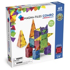 MAGNA-TILES microMAGS 磁力片62片套組, 1盒, 多色