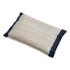 IKEHIKO日本池彥 藺草寬版枕頭Otoko 低反發泡棉 日本產 除臭布, 1個, 綠色 + 黑色