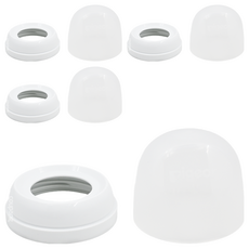 pigeon 貝親 實感哺乳奶瓶防護罩, 白色, 4組