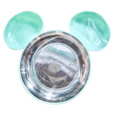 LiLFANT 迪士尼米奇造型 嬰兒不鏽鋼餐盤 可愛造型吸引寶寶目光 材質安全耐用, DB6795 顏色隨機, 1個