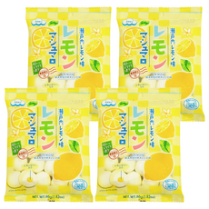 EIWA 檸檬棉花糖，軟綿細緻口感，可做甜點料理，日本伊華大廠原裝進口, 65g, 4包