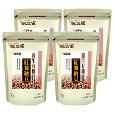 元氣家 養生紅麴納豆, 口感香脆可口，成分天然，健康營養, 200g, 4包