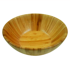 CAPTAIN STAG 鹿牌 竹製沙拉碗, 尺寸約φ19x8cm, 容量約1.2L, UP-2531, 1個