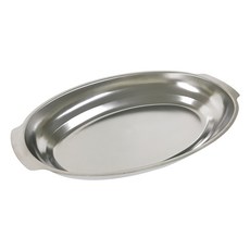 橘之屋 ST加深魚盤 不鏽鋼材質 瓦斯爐/電磁爐適用, 1個, Silver