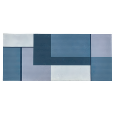 HOLA 和樂家居 伊登刮泥橡膠踏墊 4.5kg, 簡約色塊, 1個