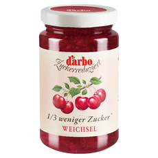 d'arbo 徳寶 80%果肉減糖櫻桃果醬 奧地利產, 250g, 1罐