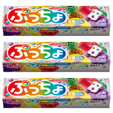 UHA 味覺糖 普超條糖，綜合水果口味, 50g, 3條