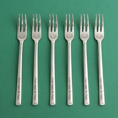 Inspoon TT眨眼茶叉, 6入