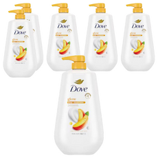 Dove 多芬 輕盈光感沐浴露 芒果杏仁, 6瓶, 905ml