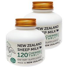 SoMuch 壽滿趣 La Nature Precieuse 紐西蘭成長天使綿羊乳片，奇異果口味，120片，膳食補充劑, 76g, 2罐