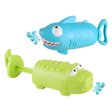 Vanibaby 卡通造型水槍2件組, 適用年齡3歲以上, 鯊魚 + 鱷魚, 1組