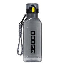 DODGE 道奇 隨身運動彈蓋水壺, 700ml, 1個, 黑色