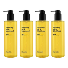 Hanskin PHA 去黑頭深層清潔卸妝油, 300ml, 4瓶