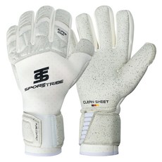 SPORTSTRIBE Clean Sheet 守門員手套組, 1組, 白色