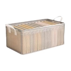 小麥購物 折疊鋼架收納盒 C201, 透白色, 2個