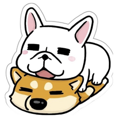 豆卡 創意磁鐵, 你最好了 白色 + 棕色