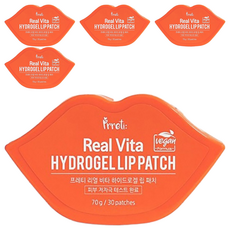 Prreti Real Vita 水凝膠唇膜, 集中保濕 營養供給 角質護理, 30片, 5盒