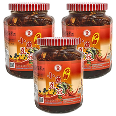 良泉 小魚豆鼓, 辛辣, 400g, 3罐