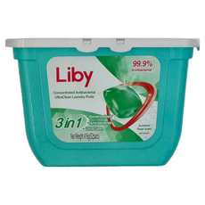 Liby 立白 濃縮除菌倍淨洗衣凝膠球 416g 日曜清香, 52顆, 1盒