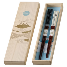 Ishida 富士雙筷禮盒 日本製 混合顏色 餐具禮品, 23cm + 21cm, 1組
