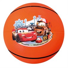 HUNDRED PICTURES 百耘圖 兒童運動籃球 汽車總動員 2, 橘色, 1個