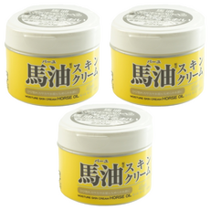 Loshi 樂絲 馬油保濕乳霜, 日本銷量No.1 天然配方, 220g, 3件