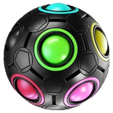 魔域文化 彩虹球 12孔 (黑), 益智玩具, 訓練手眼協調, 1入