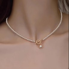 Sayaka 紗彌佳 日本珍珠項鍊 Set, D款 OT扣設計款, 鍊長41cm