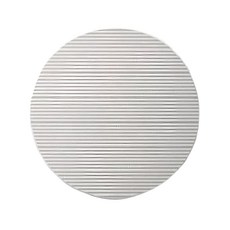 Nanolabo UB珪藻土瞬間吸水置物墊 圓形款 日本國產製造 表面波浪構造分流快乾 鍋具瀝水墊 消臭抗菌, 1個, White