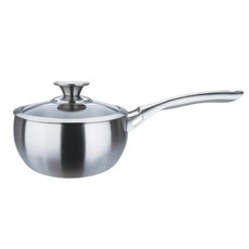 Hi CHEF 掌廚 316不鏽鋼 歐式七層導磁湯鍋 無鉚釘好清潔 MIT台灣製造, 18cm, 1個